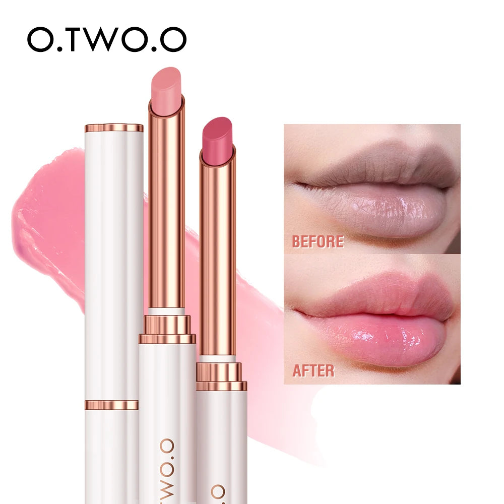 Baume à Lèvres Changeant de Couleur O.TWO.O — Huile Hydratante, Lip Gloss, Longue Tenue