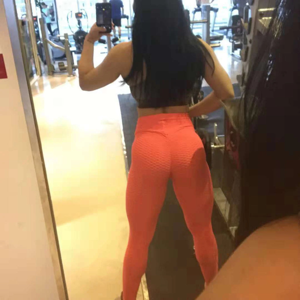 Legging Anti-Cellulite Femme Effet Pêche — Taille Haute Push-Up Fitness