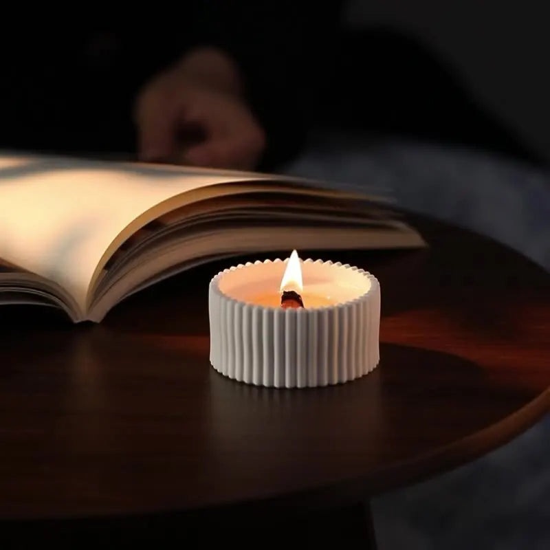Bougie Parfumée Artisanale en Pot Céramique | Cire de Soja | Déco Luxe