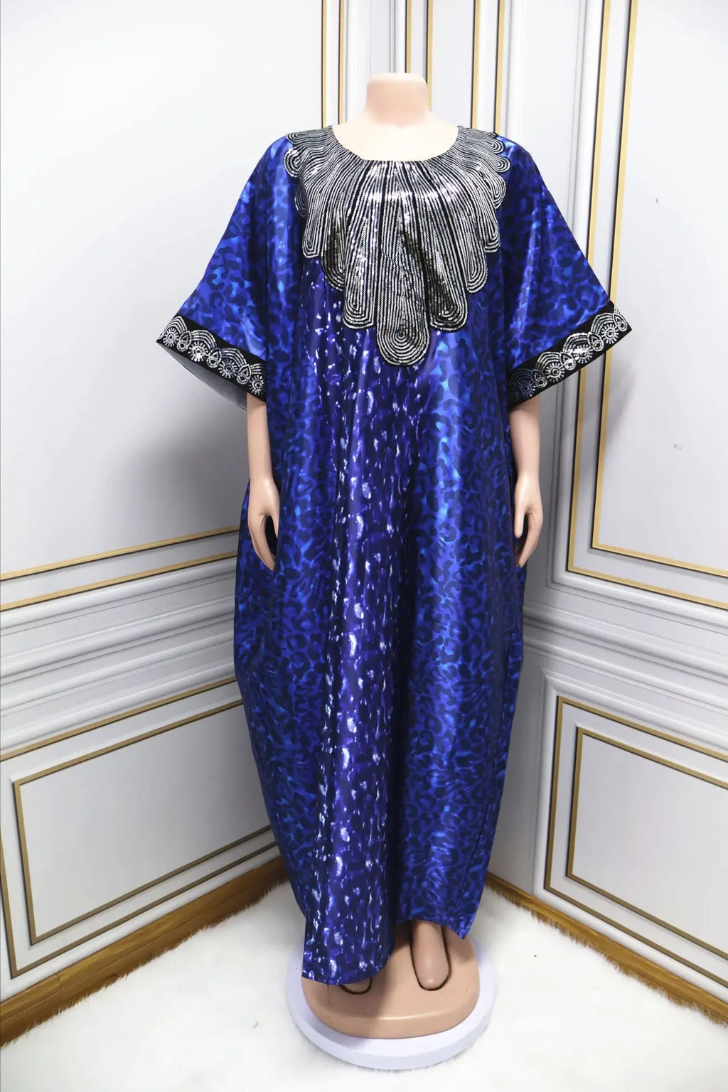 Robe Africaine Traditionnelle Femme Abaya Dashiki Ankara — Kaftan Maxi Dubai