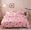 Parure de Lit 4 Pièces Imprimée Polyester Coton — Douce & Moderne