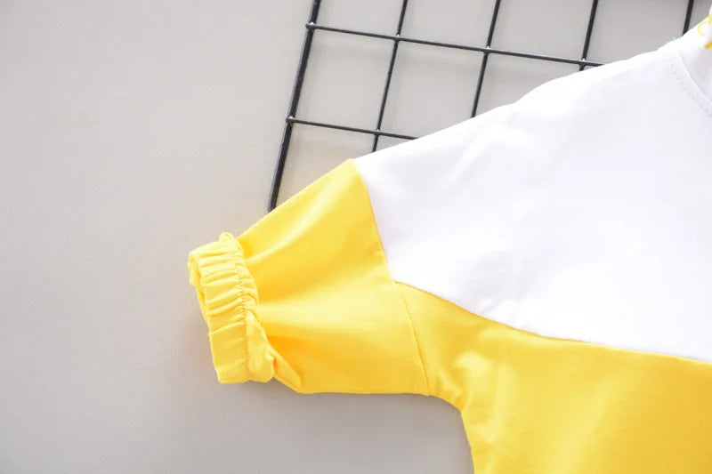 Ensemble Enfant Veste + Pantalon — Coton Uni, Printemps Automne, Garçon Fille 2 Pièces