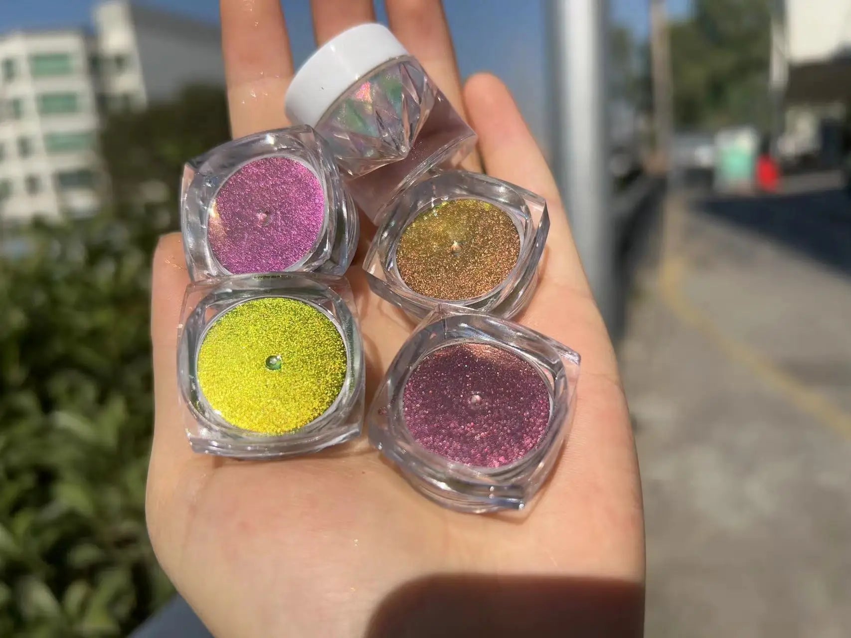 Pigment Fard à Paupières Multichromes & Duochromes — Poudre Scintillante Maquillage