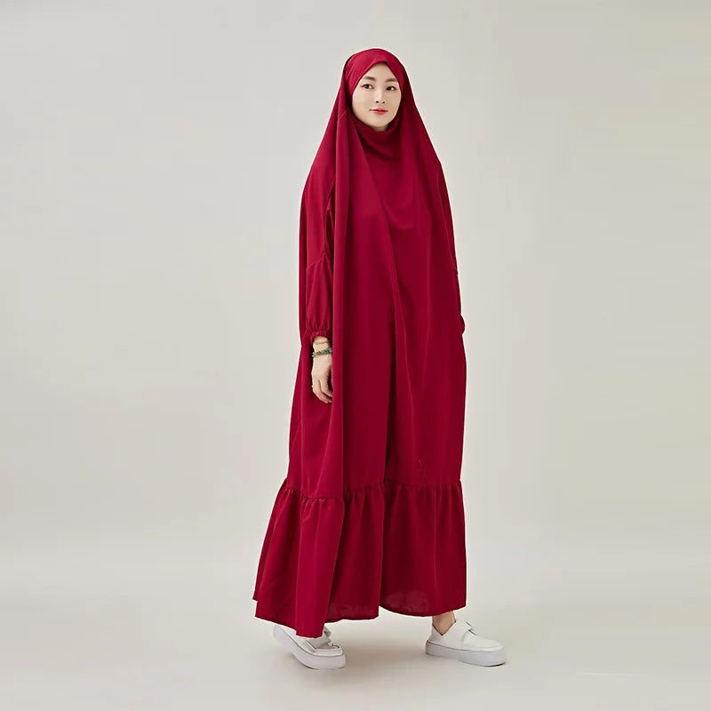 Abaya Hijab Femme Islamique Turquie Dubai Moyen-Orient — Standard Musulman