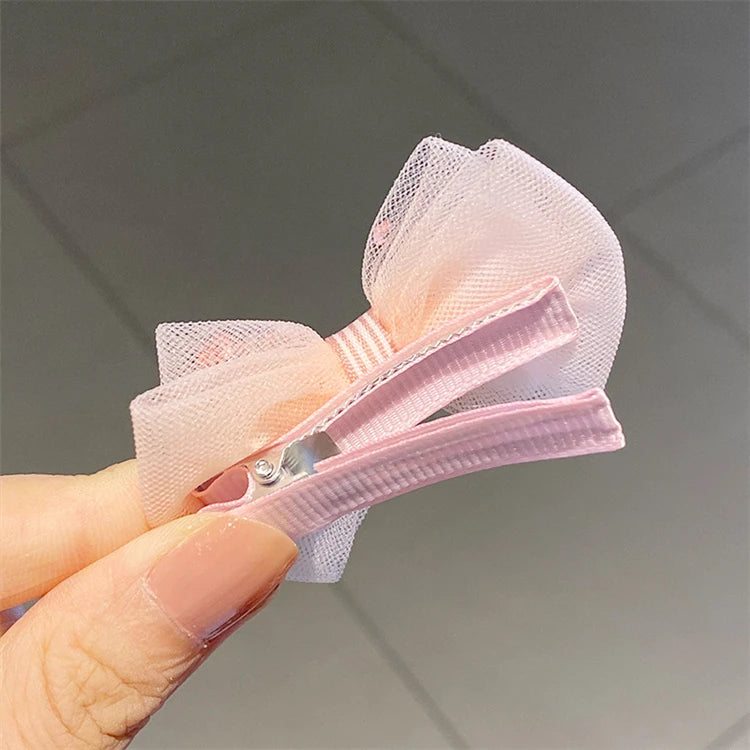 Set Accessoires Cheveux Fille — Pinces Princesse Mignonnes, Nœuds & Barrettes