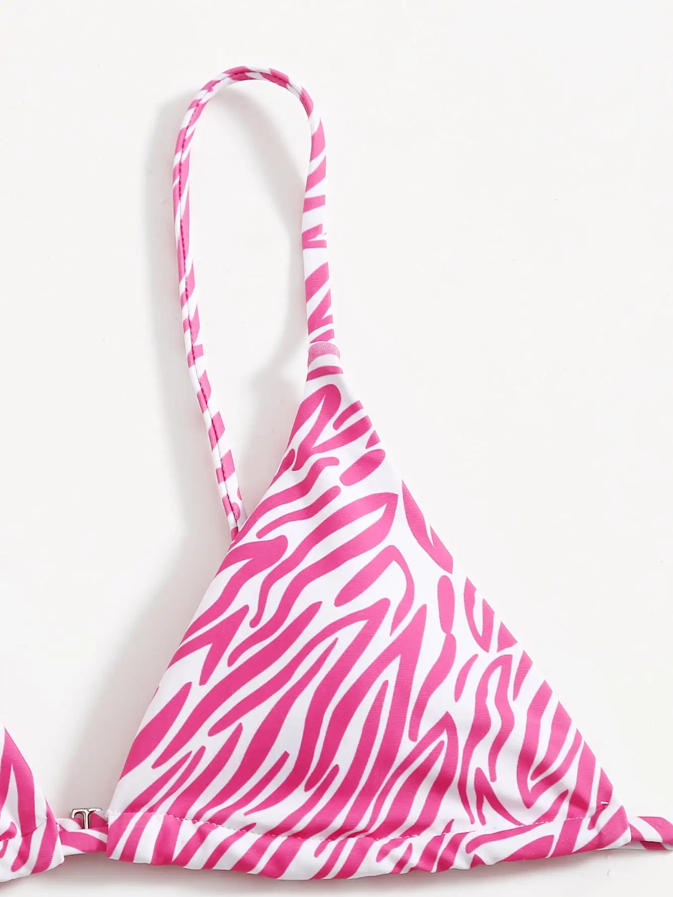Bikini Zèbre Push-Up Femme ZTVitality — Soutien-Gorge Rembourré, Taille Basse, Maillot de Bain