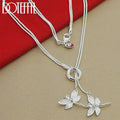 DOTEFFIL Collier Pendentif Libellule Argent 925 — Chaîne Serpent, Mariage & Fiçailles