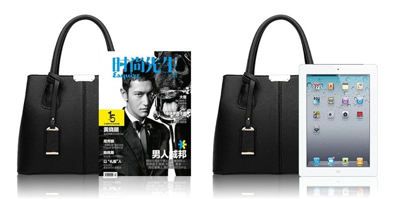 Sac à Main Femme Cuir Luxe Designer — Bandoulière Épaule, Grande Marque