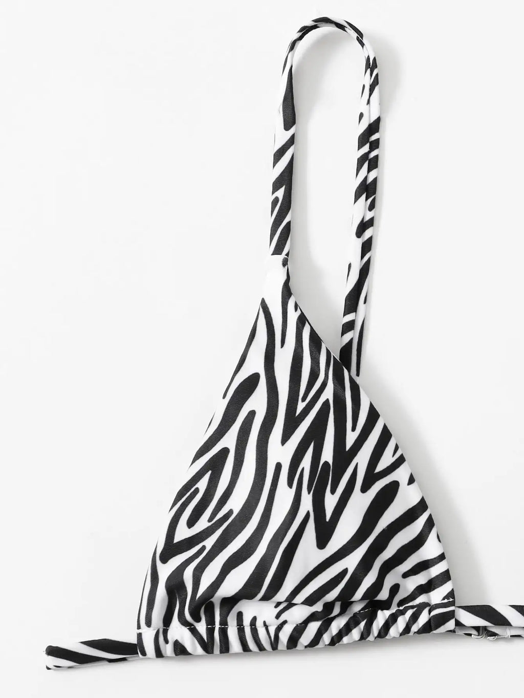 Bikini Zèbre Push-Up Femme ZTVitality — Soutien-Gorge Rembourré, Taille Basse, Maillot de Bain