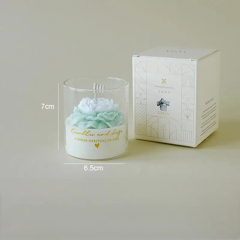 شموع معطرة يدوية في مرطبانات زجاجية | شمع الصويا | ديكور منزلي لعيد الميلاد والهالوين
