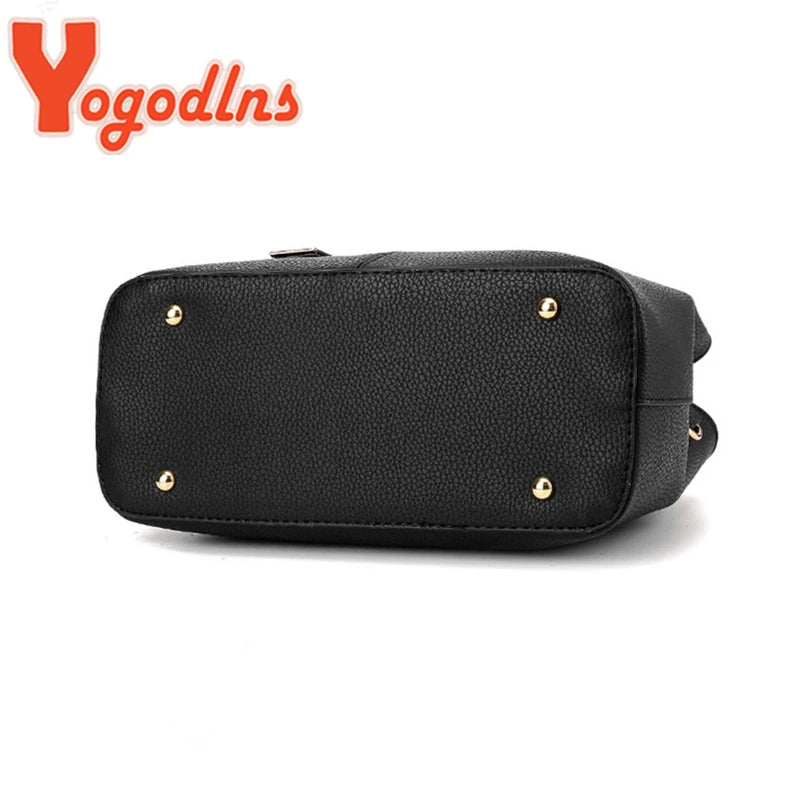 Sac à Main Femme Cuir Luxe Designer — Bandoulière Épaule, Grande Marque