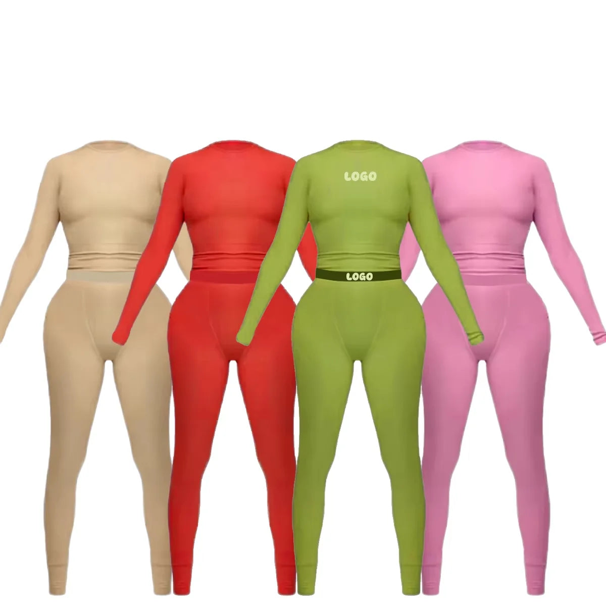 Ensemble Loungewear Femme 2 Pièces Manches Longues Respirant — Tenue Maison