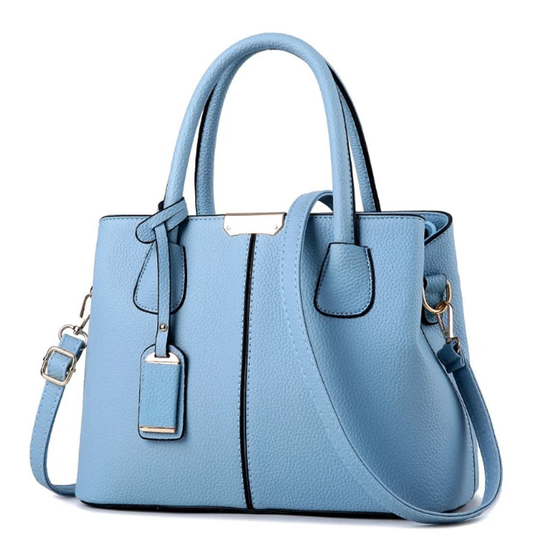 Sac à Main Femme Cuir Luxe Designer — Bandoulière Épaule, Grande Marque