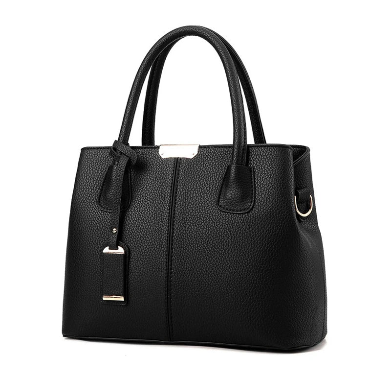 Sac à Main Femme Cuir Luxe Designer — Bandoulière Épaule, Grande Marque