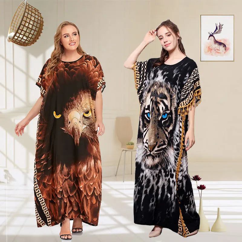 Robe Abaya Femme Musulmane Mode Dubai Été Kaftan Islamique — Vente en Gros