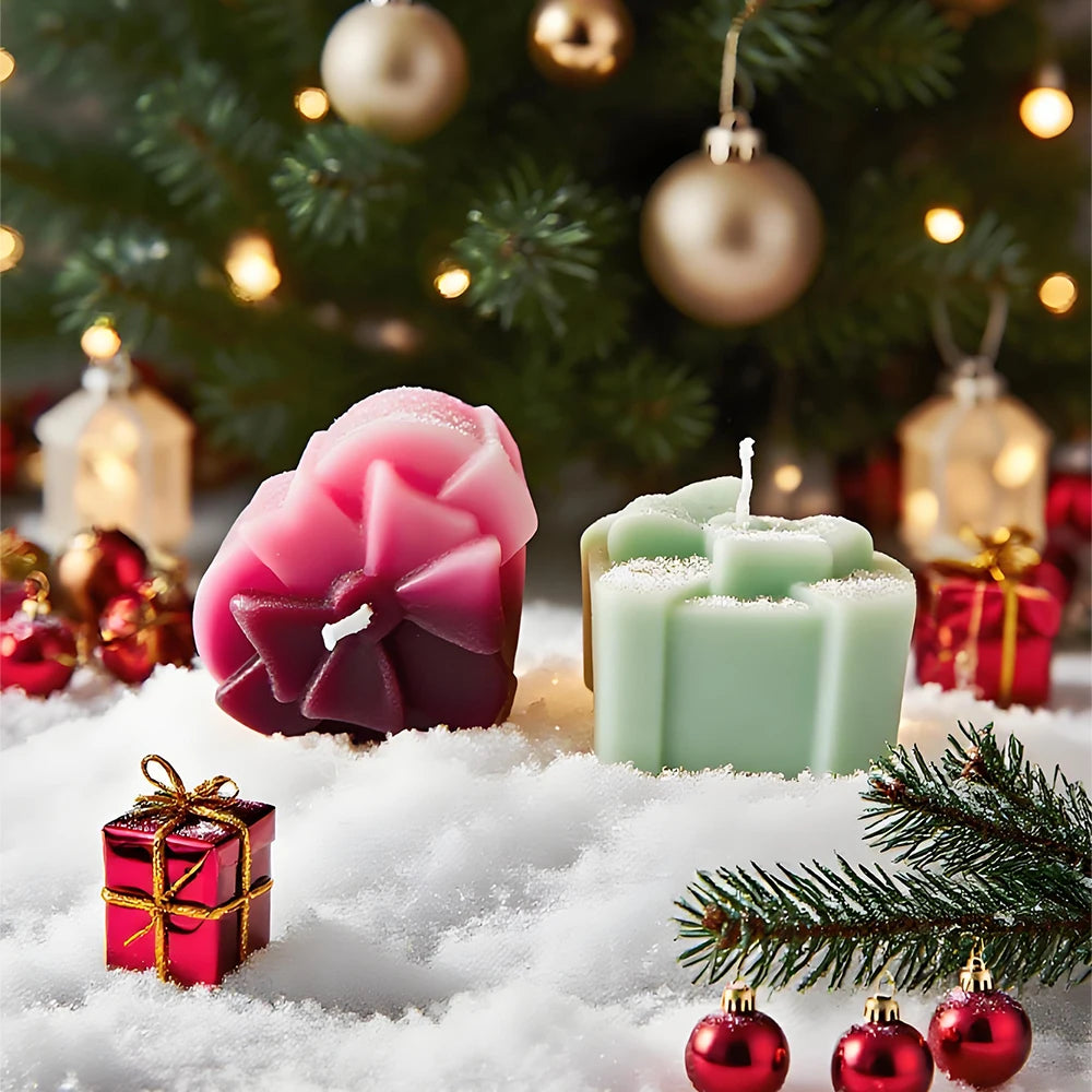 Moule Silicone Cœur | DIY Bougie & Résine | Coffret Cadeau Noël & Fêtes