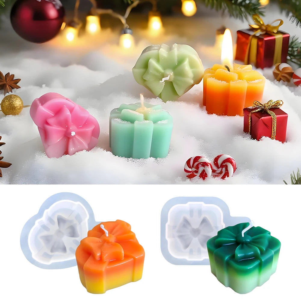 Moule Silicone Cœur | DIY Bougie & Résine | Coffret Cadeau Noël & Fêtes