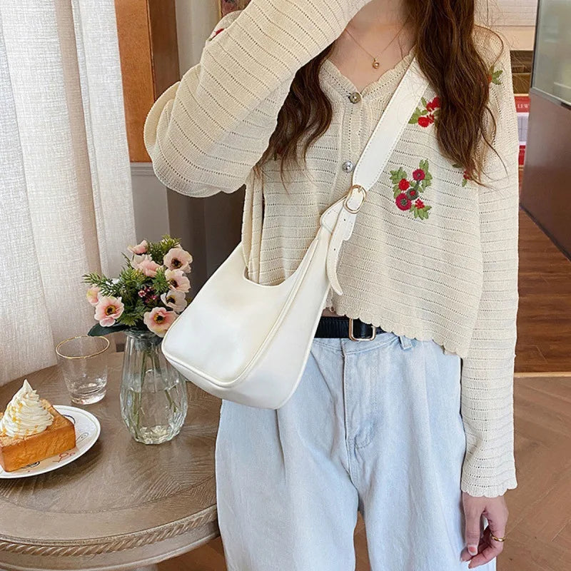 Sac à Main Femme Cuir Luxe Designer — Bandoulière Épaule, Grande Marque