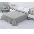 Couvre-Lit Matelassé Gris 195x255cm — Literie Premium pour Lit 105cm