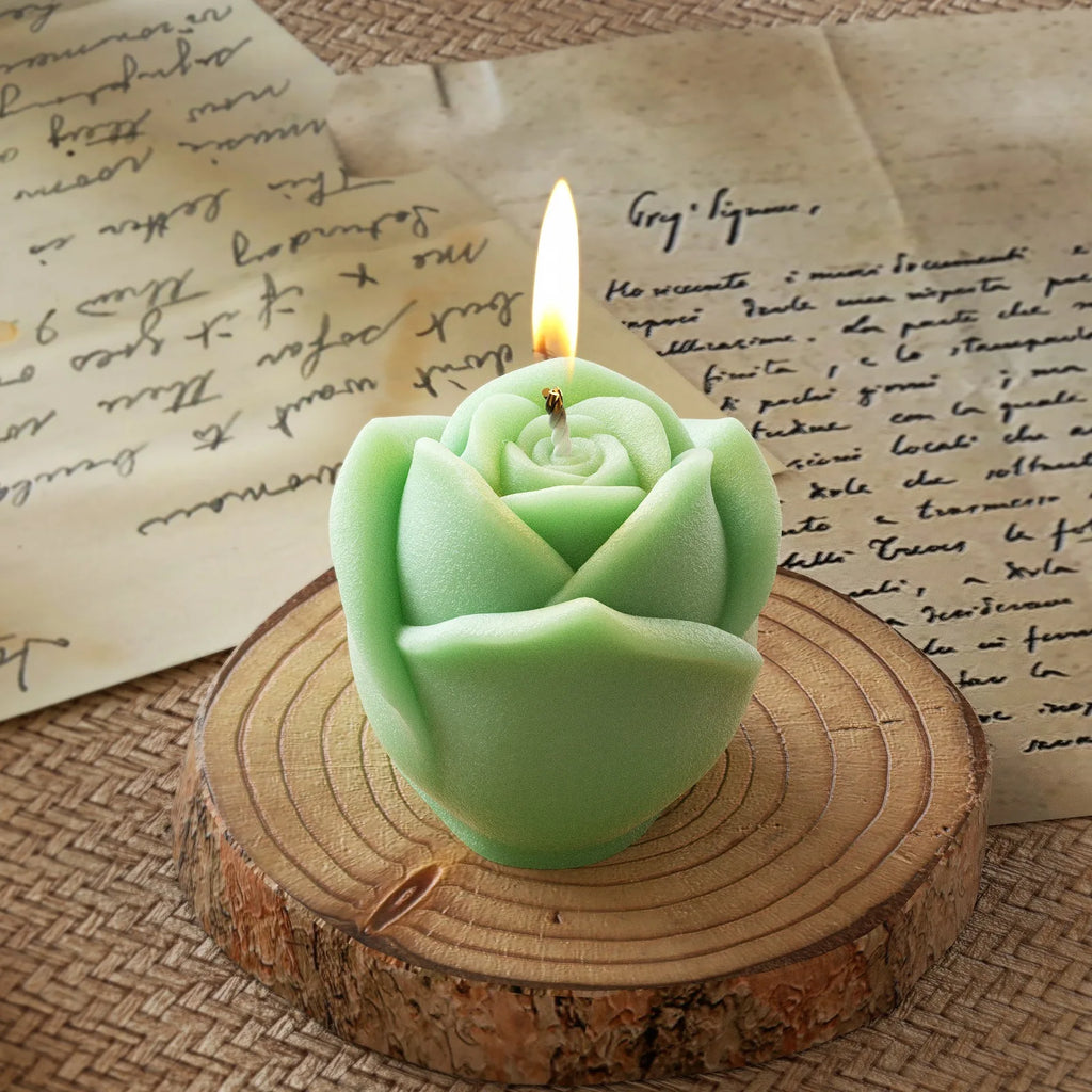 Moule Silicone Rose 3D | DIY Bougie, Savon & Chocolat | Cadeau Saint-Valentin