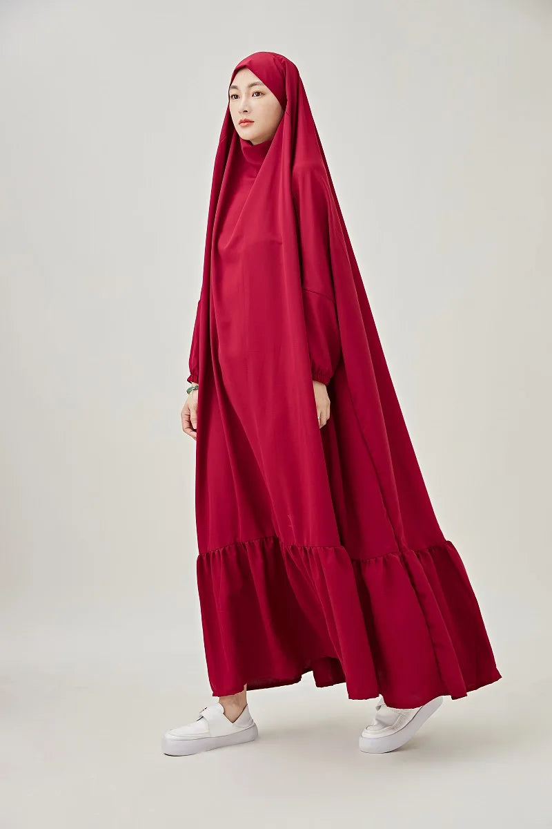 Abaya Hijab Femme Islamique Turquie Dubai Moyen-Orient — Standard Musulman