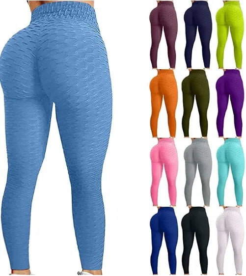 Legging Anti-Cellulite Femme Effet Pêche — Taille Haute Push-Up Fitness