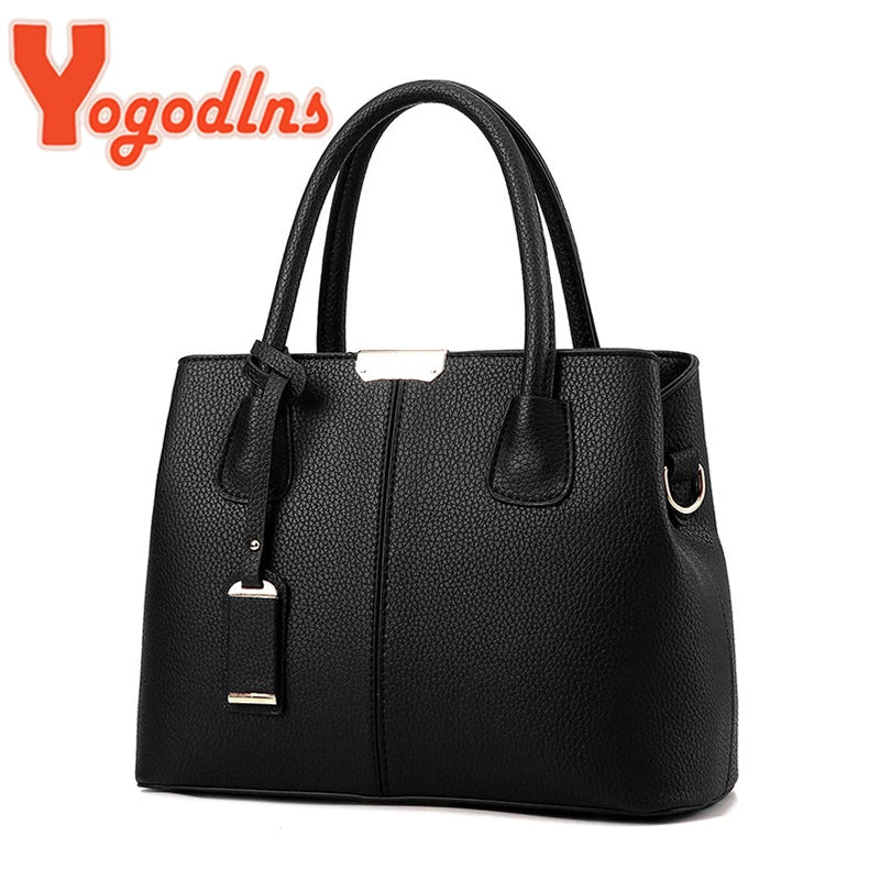 Sac à Main Femme Cuir Luxe Designer — Bandoulière Épaule, Grande Marque
