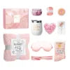 Coffret Cadeau Masque Yeux, Bougie & Bain | Saint-Valentin & Meilleure Amie