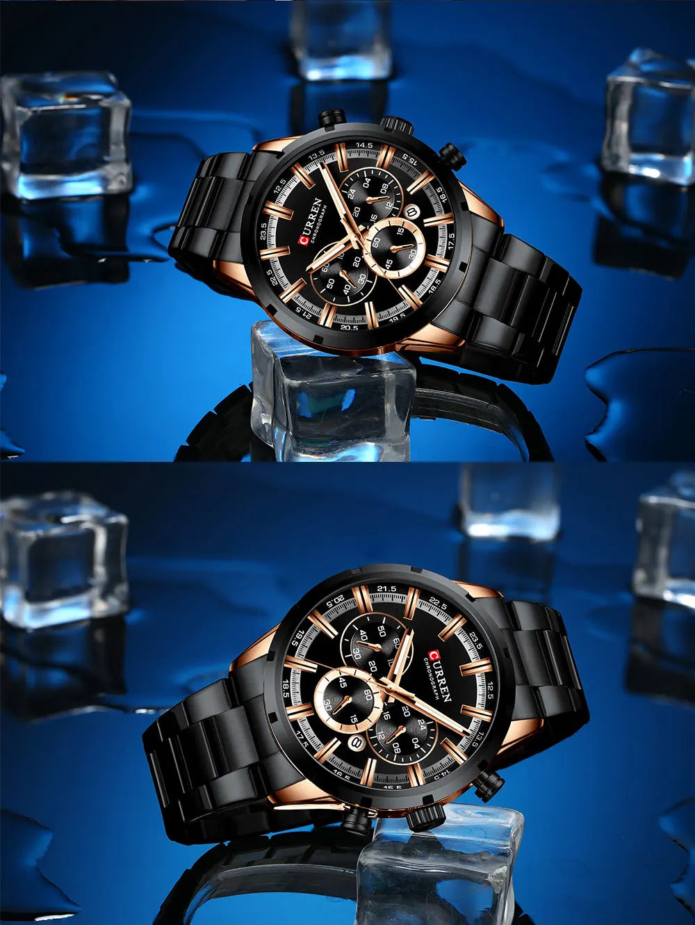 CURREN Montre Homme Alliage Fashion — Quartz Analogique, Style Tendance