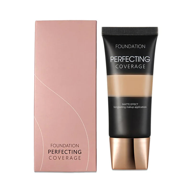 Fond de Teint Liquide Mat Full Coverage Végan — Waterproof, BB Cream Femme