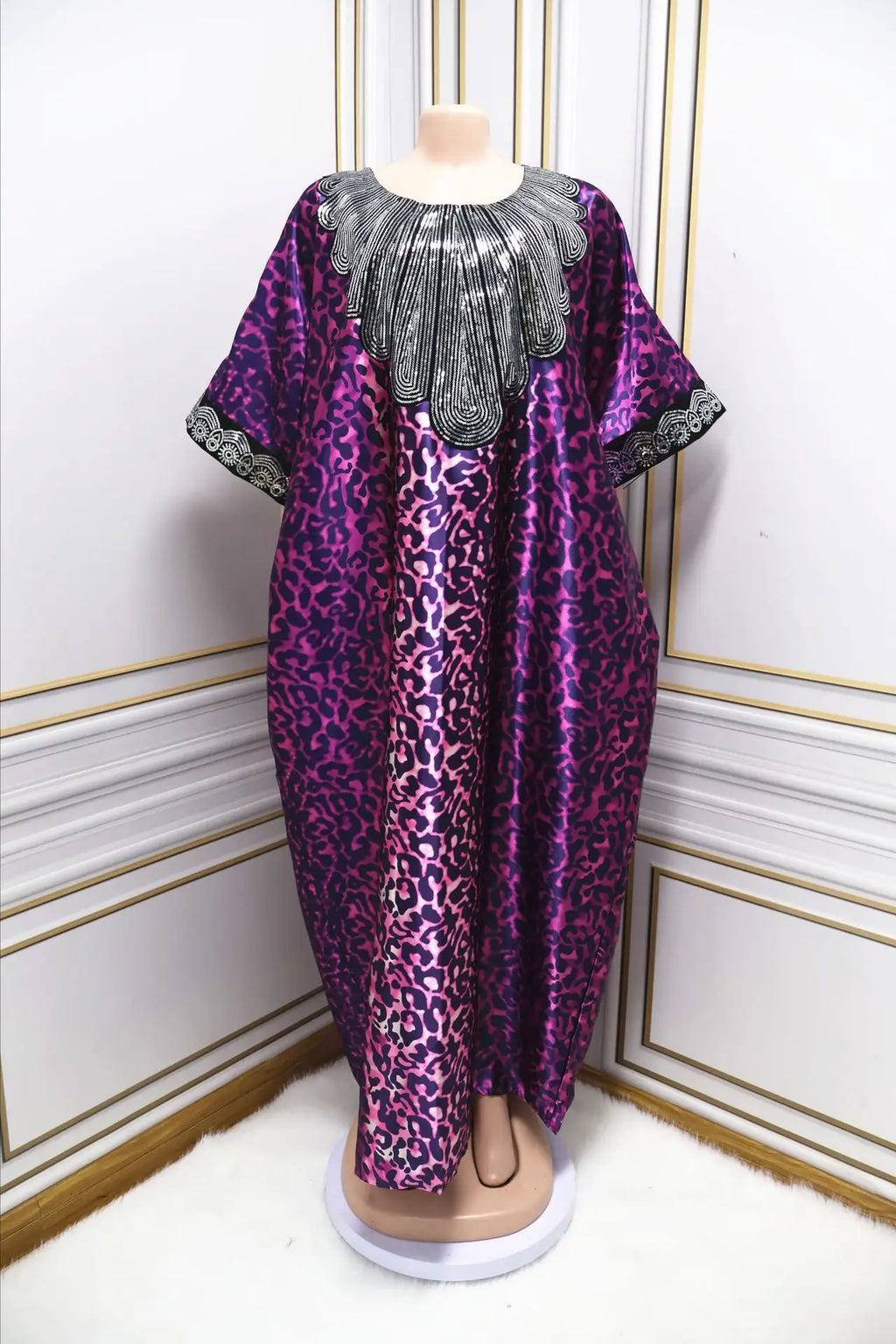 Robe Africaine Traditionnelle Femme Abaya Dashiki Ankara — Kaftan Maxi Dubai
