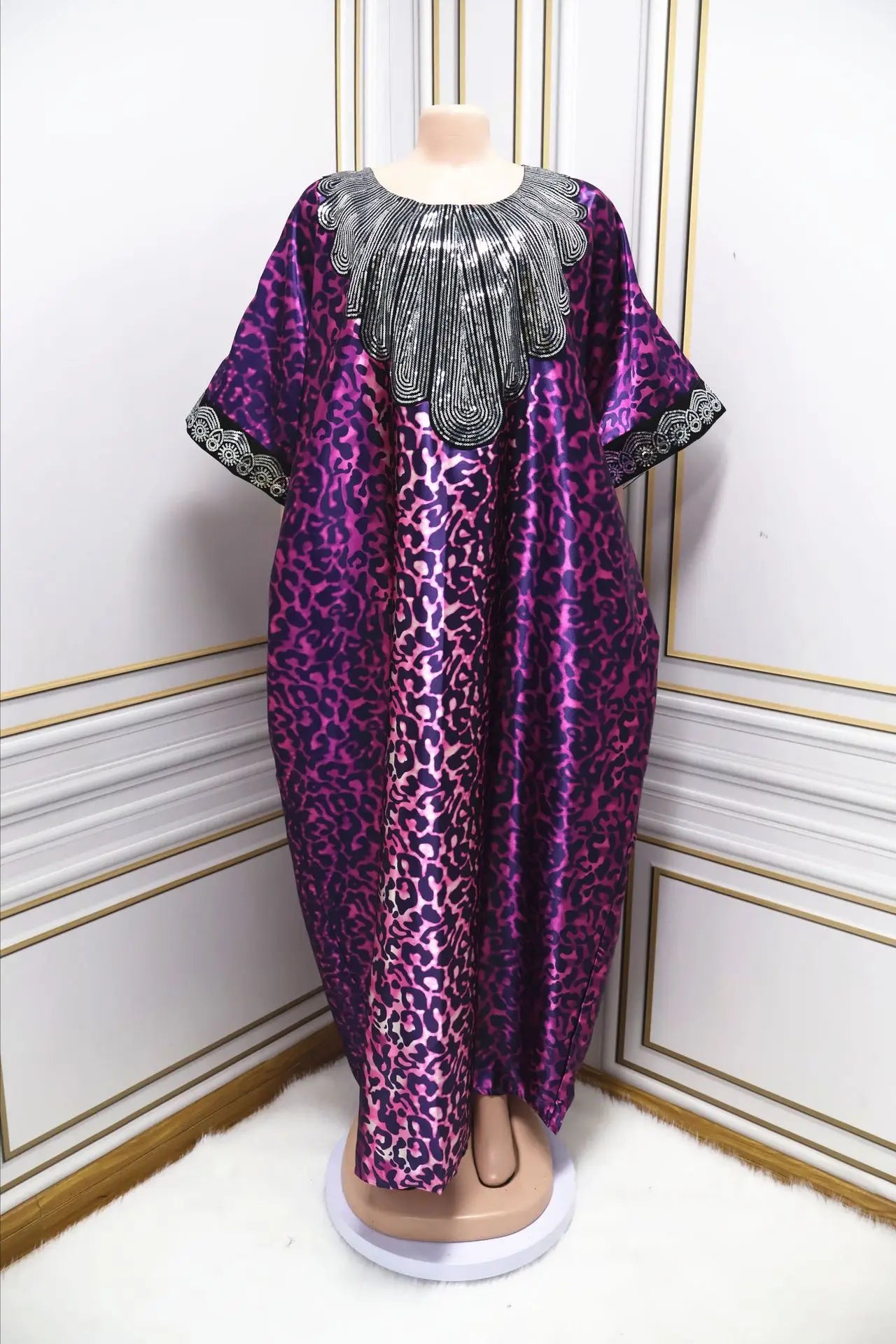 Robe Africaine Traditionnelle Femme Abaya Dashiki Ankara — Kaftan Maxi Dubai