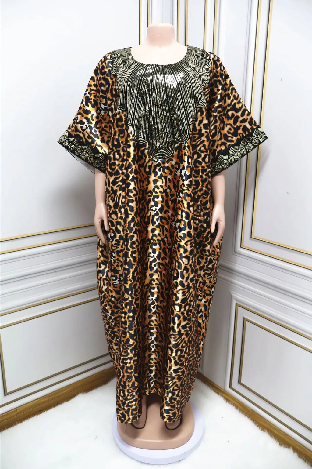 Robe Africaine Traditionnelle Femme Abaya Dashiki Ankara — Kaftan Maxi Dubai