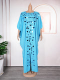 Robe Africaine Femme Grande Taille Broderie Longue — Boubou Dashiki Ankara Abaya