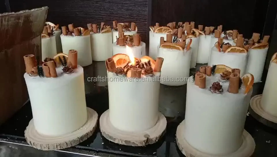 Bougie Parfumée Cire de Soja Bio avec Fleurs Séchées | 60h | Déco Maison