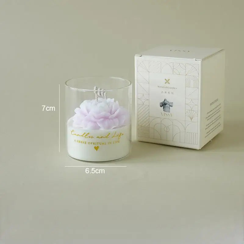 Bougies Parfumées Artisanales en Verre | Cire de Soja | Déco Maison Noël & Halloween