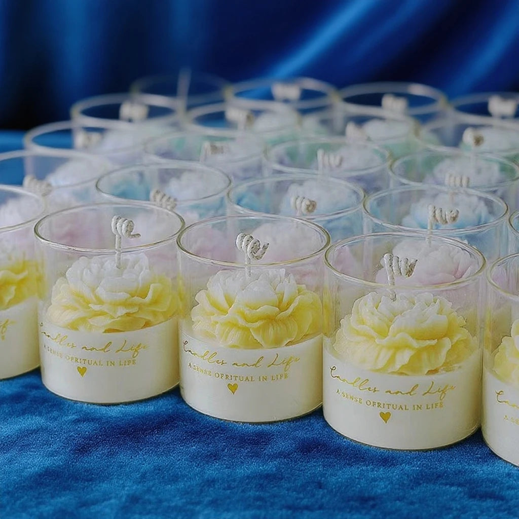 Bougies Parfumées Artisanales en Verre | Cire de Soja | Déco Maison Noël & Halloween