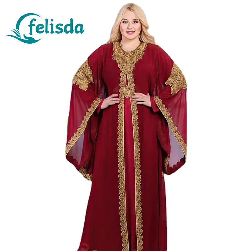 Robe Africaine Femme Dashiki Kaftan Élégante — Abaya Dubai Boubou Ankara