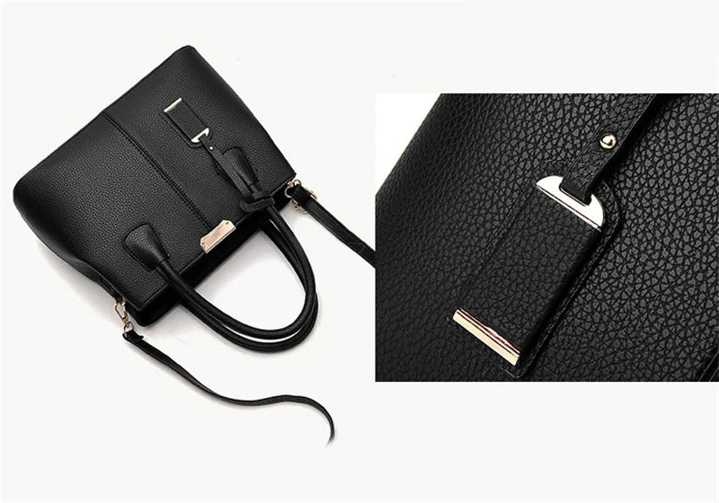 Sac à Main Femme Cuir Luxe Designer — Bandoulière Épaule, Grande Marque