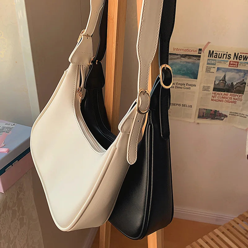 Sac à Main Femme Cuir Luxe Designer — Bandoulière Épaule, Grande Marque