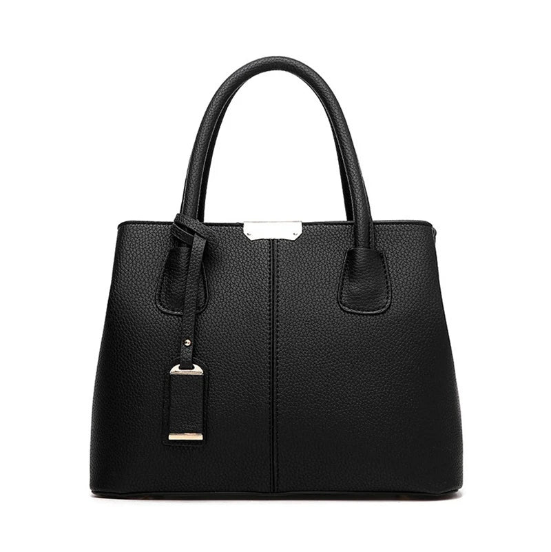 Sac à Main Femme Cuir Luxe Designer — Bandoulière Épaule, Grande Marque