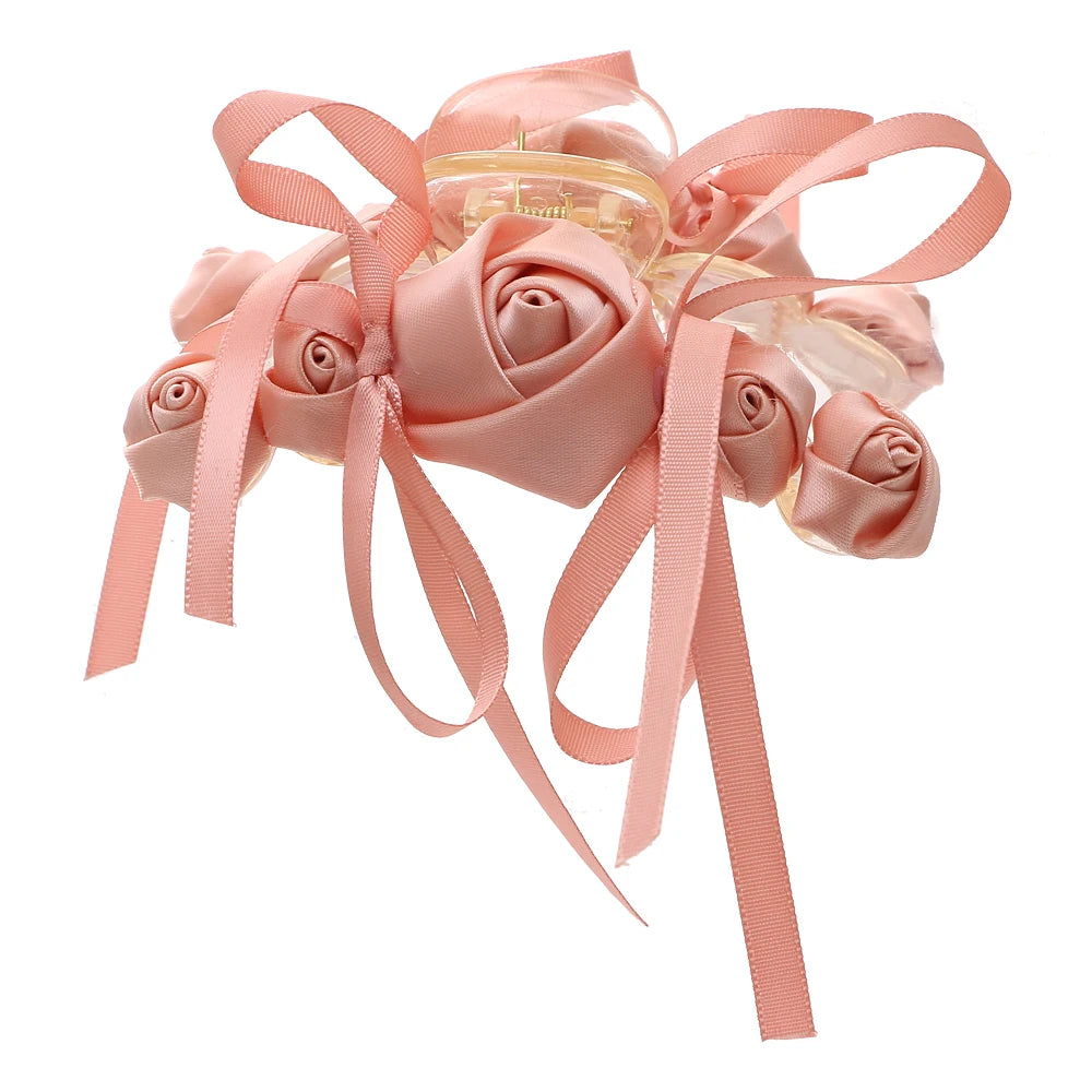 Set Pinces Cheveux Roses Colorées VKME — Accessoires Cheveux Femme Tendance