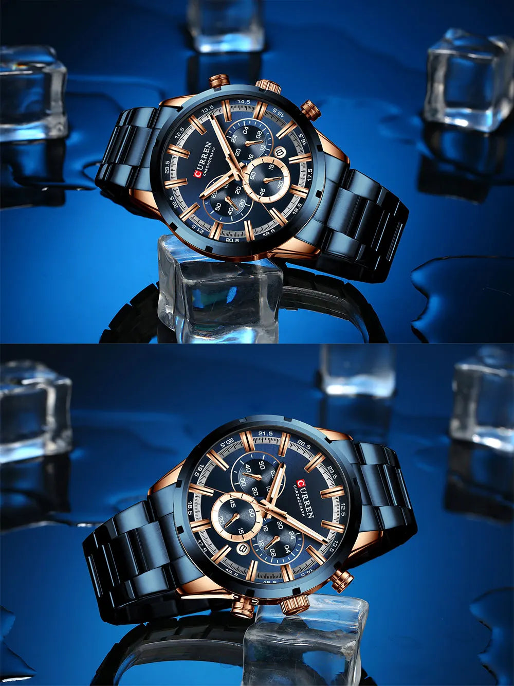 CURREN Montre Homme Alliage Fashion — Quartz Analogique, Style Tendance