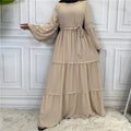 Robe Femme Musulmane Haute Qualité Élégante — Mode Hiver Ensembles Musulmans
