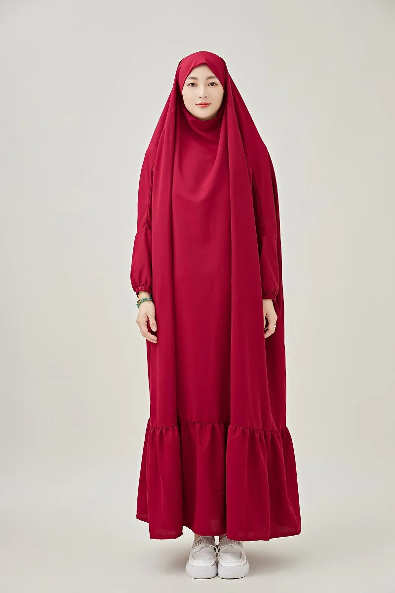 Abaya Hijab Femme Islamique Turquie Dubai Moyen-Orient — Standard Musulman