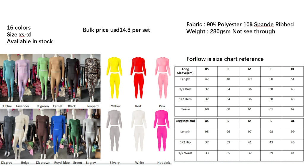 Ensemble Loungewear Femme 2 Pièces Manches Longues Respirant — Tenue Maison