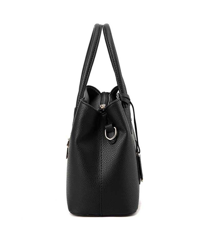 Sac à Main Femme Cuir Luxe Designer — Bandoulière Épaule, Grande Marque