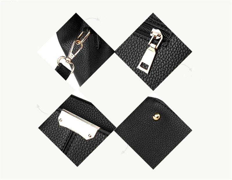 Sac à Main Femme Cuir Luxe Designer — Bandoulière Épaule, Grande Marque