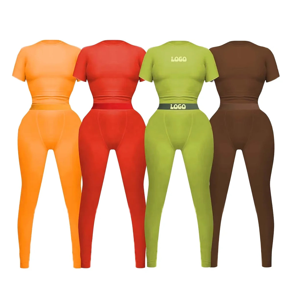 Ensemble Loungewear Femme 2 Pièces Manches Longues Respirant — Tenue Maison