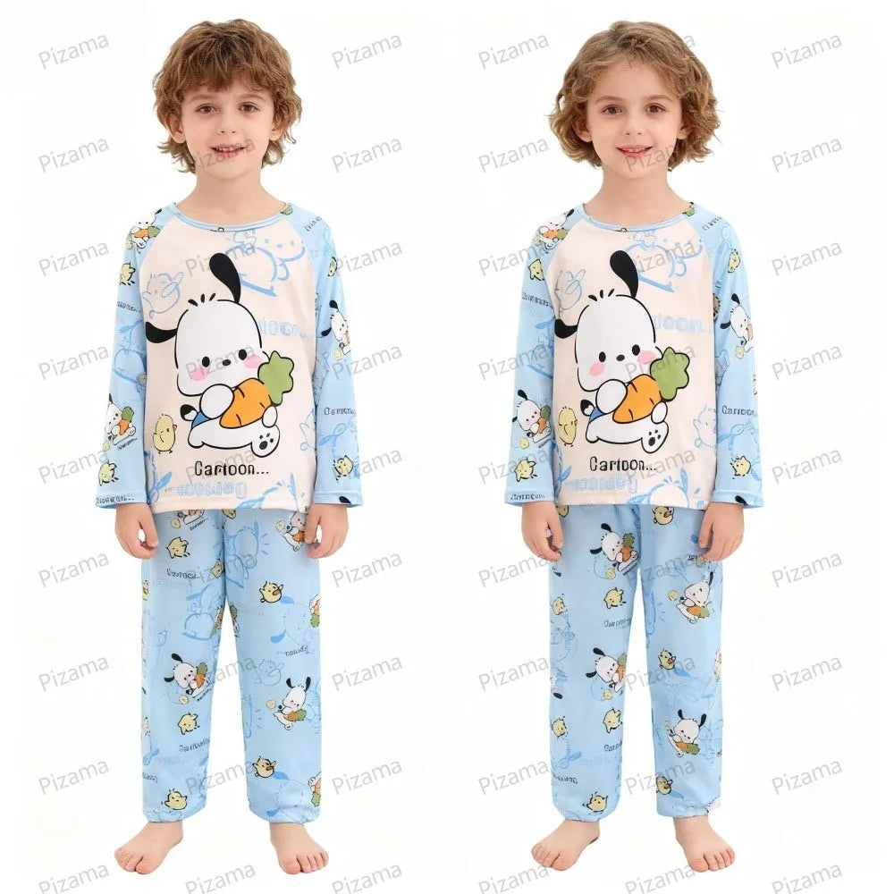 Pyjama Enfant Sanrio Hello Kitty — Manches Longues, Cinnamoroll & Kuromi, Doux